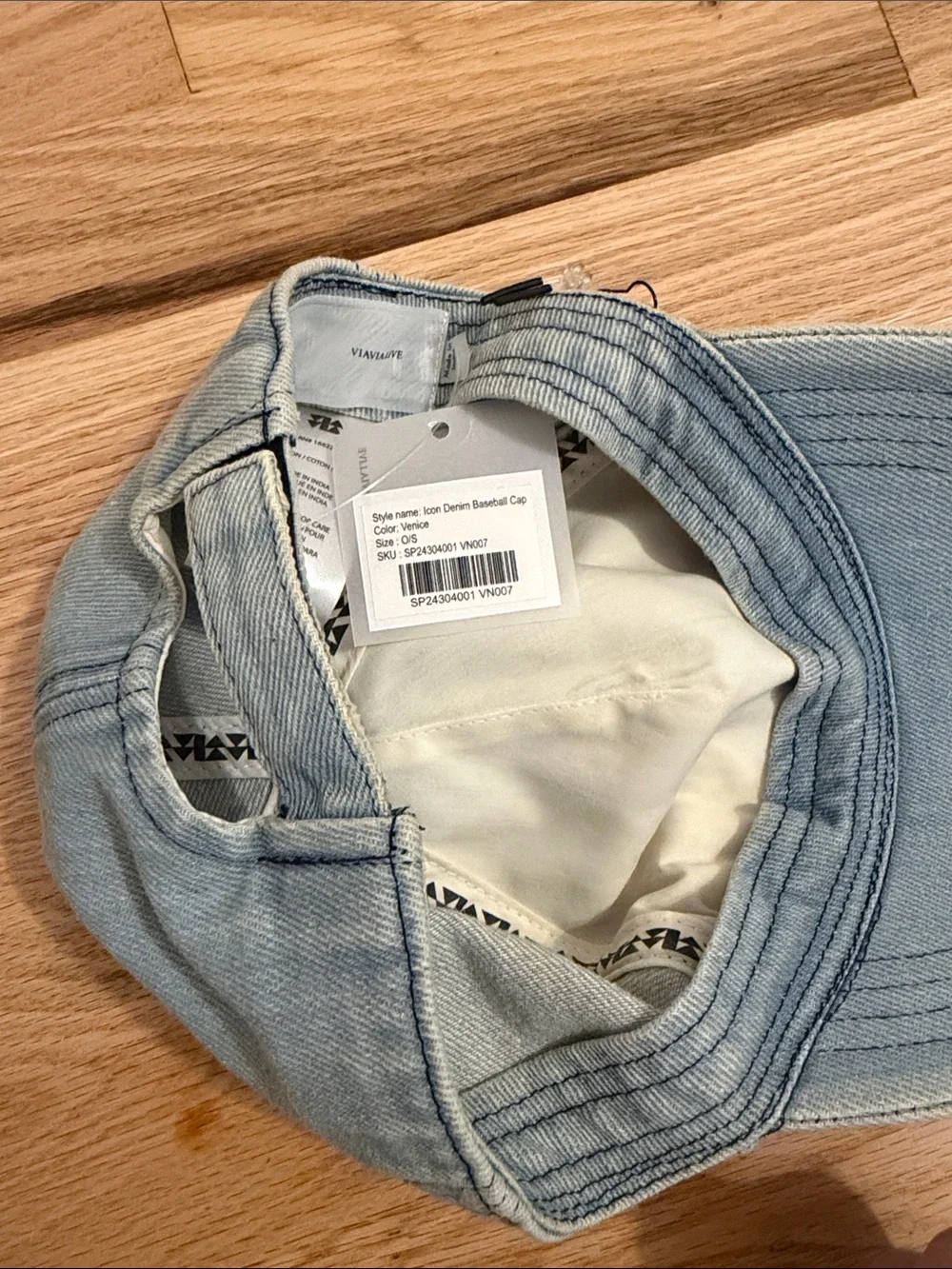NWT Viavia Denim Icon Baseball Hat